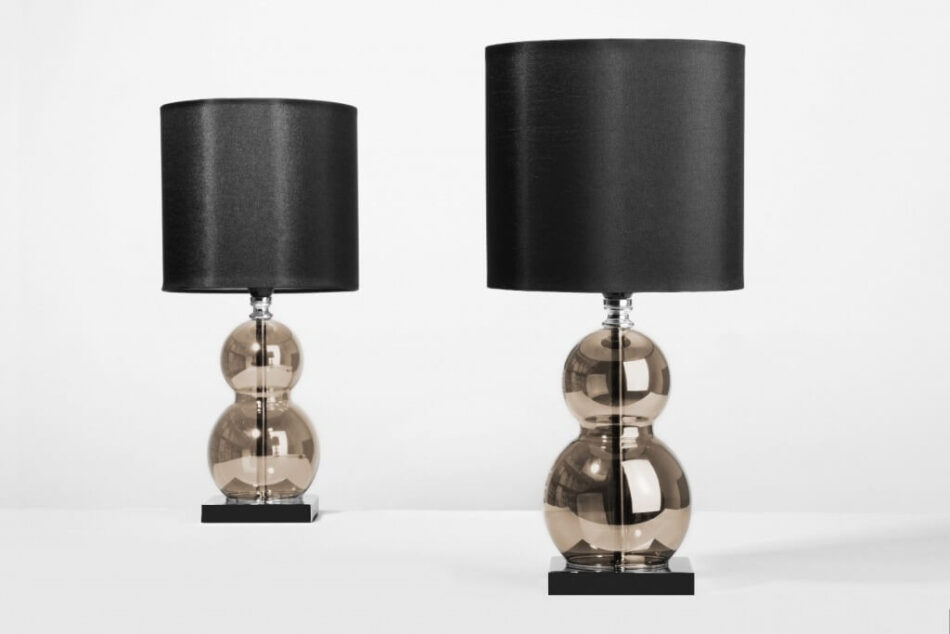 RILA Lampa stołowa srebrny/czarny - zdjęcie 5