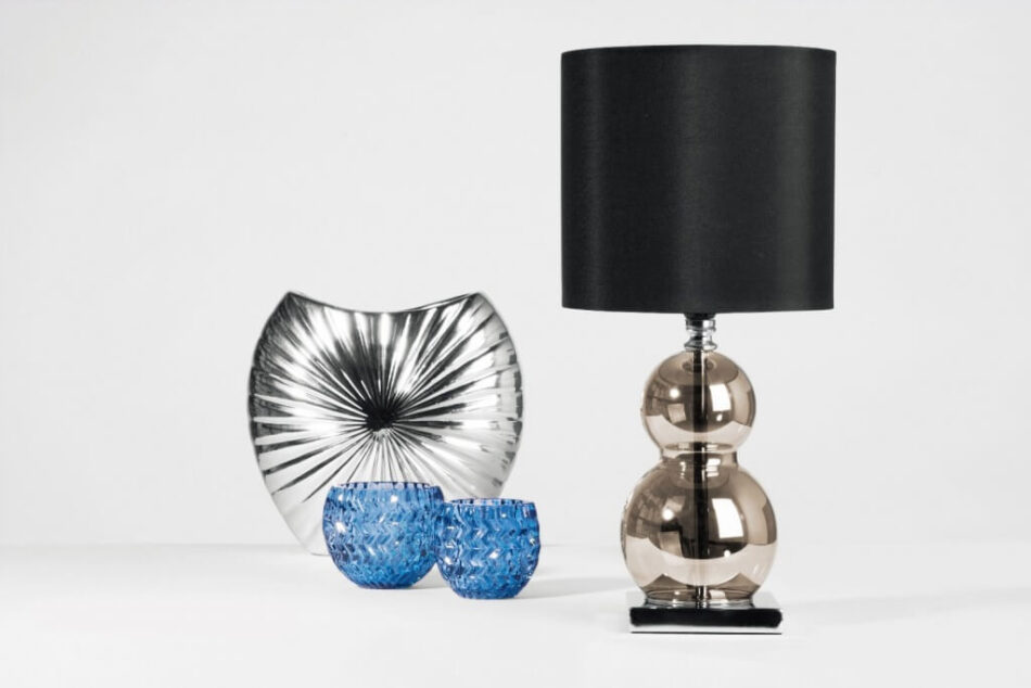 RILA Lampa stołowa srebrny/czarny - zdjęcie 1