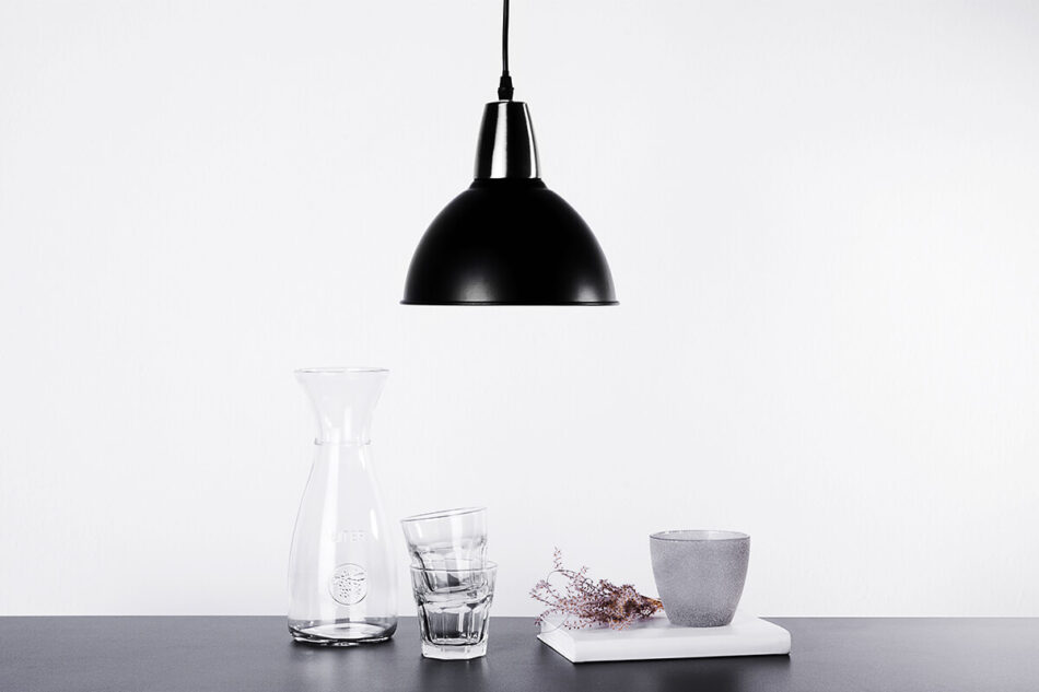 LODRIN Świecznik szary - zdjęcie 1