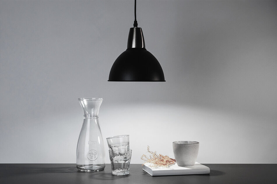 LODRIN Świecznik szary - zdjęcie 2