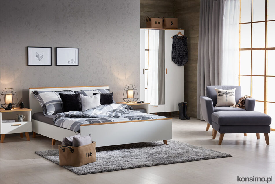 TAGIO Szara pufa skandynawska szary - zdjęcie 2