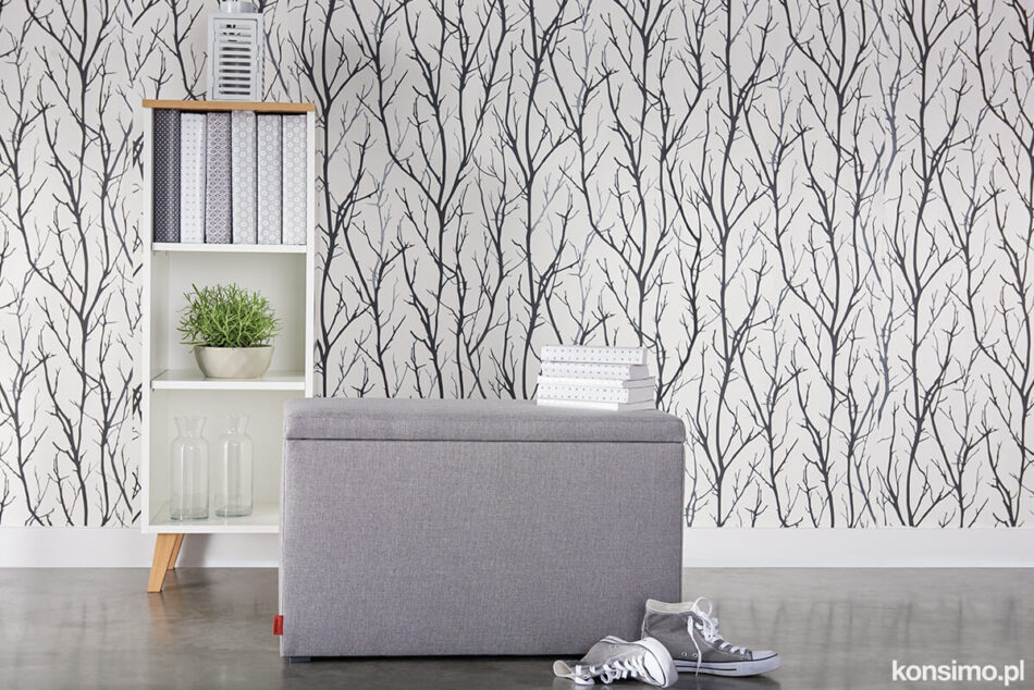 RINA Puf szary - zdjęcie 1