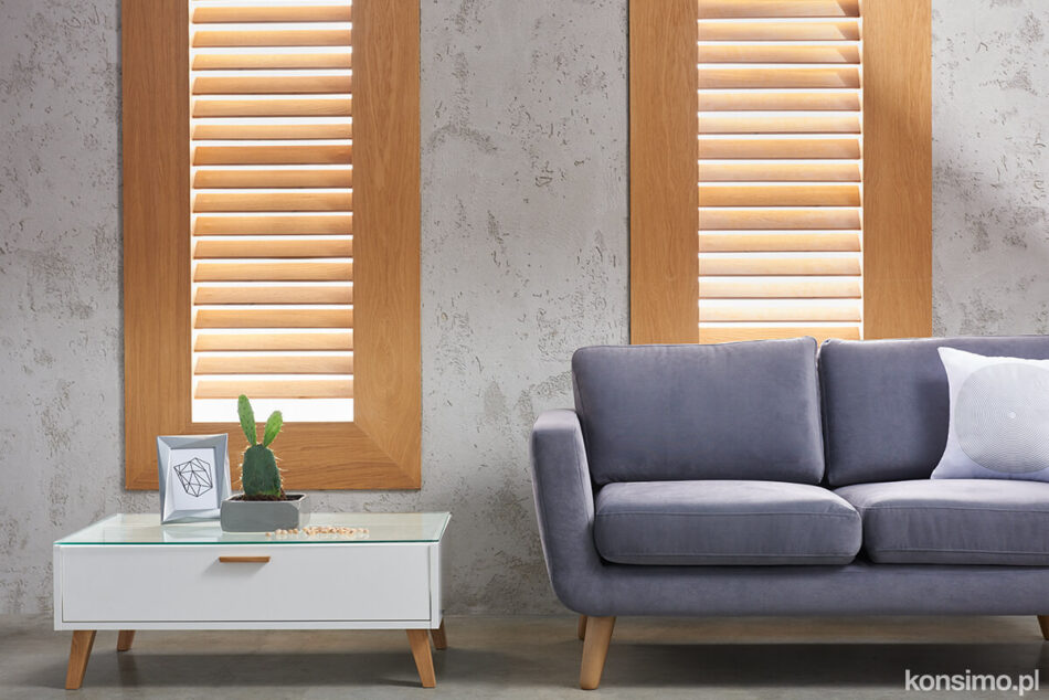 TAGIO Szara skandynawska sofa 3 osobowa szary - zdjęcie 9