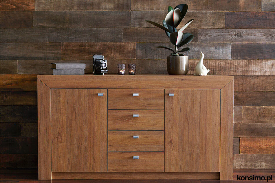 CALDO Komoda dąb naturalny - zdjęcie 1