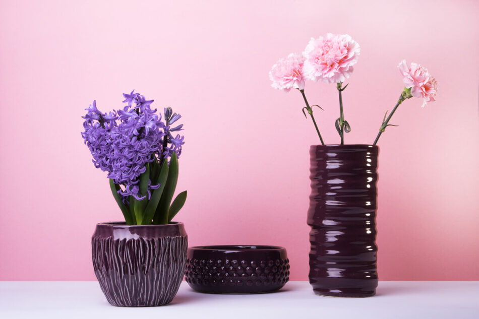 JAVES Osłonka do kwiatów biały - zdjęcie 1