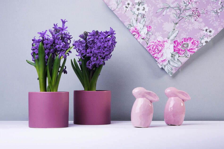 TENOS Figurka Królik jasny róż - zdjęcie 1