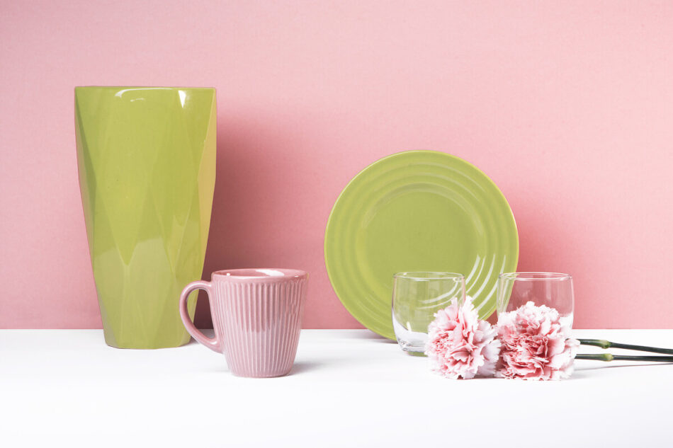 SCILLA Spodek filiżanki do kawy zielony - zdjęcie 1