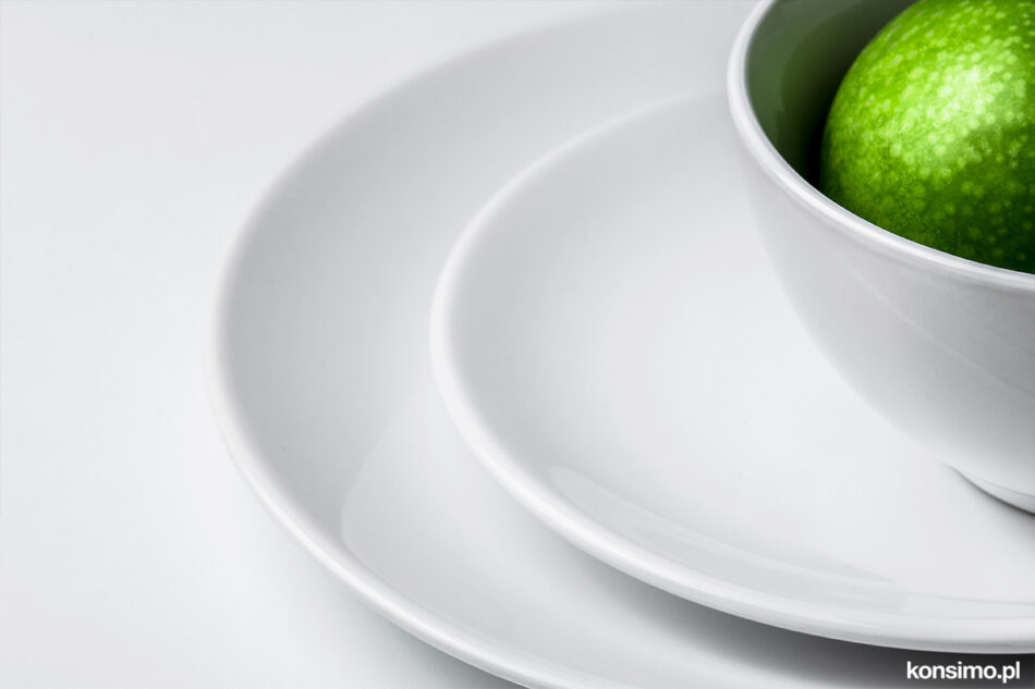 LUPIN Talerz głęboki biały - zdjęcie 5