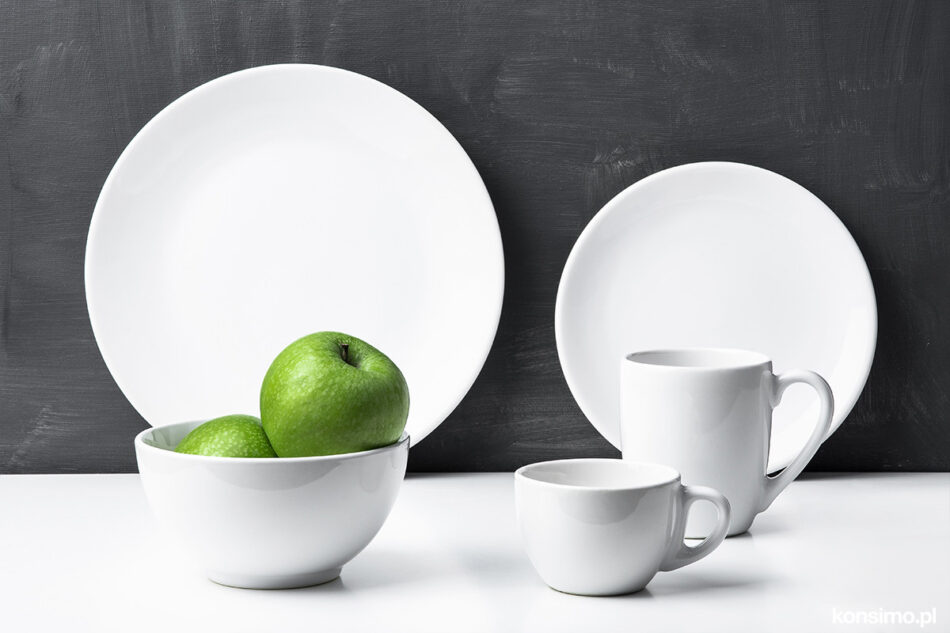 LUPIN Talerz deserowy szary - zdjęcie 1