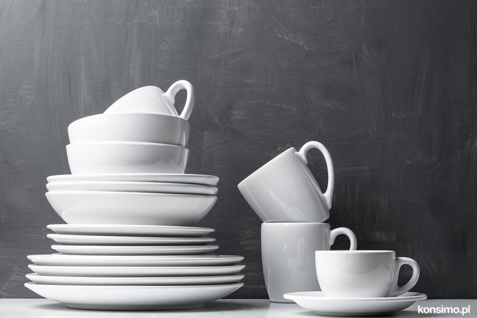 LUPIN Talerz deserowy biały - zdjęcie 3