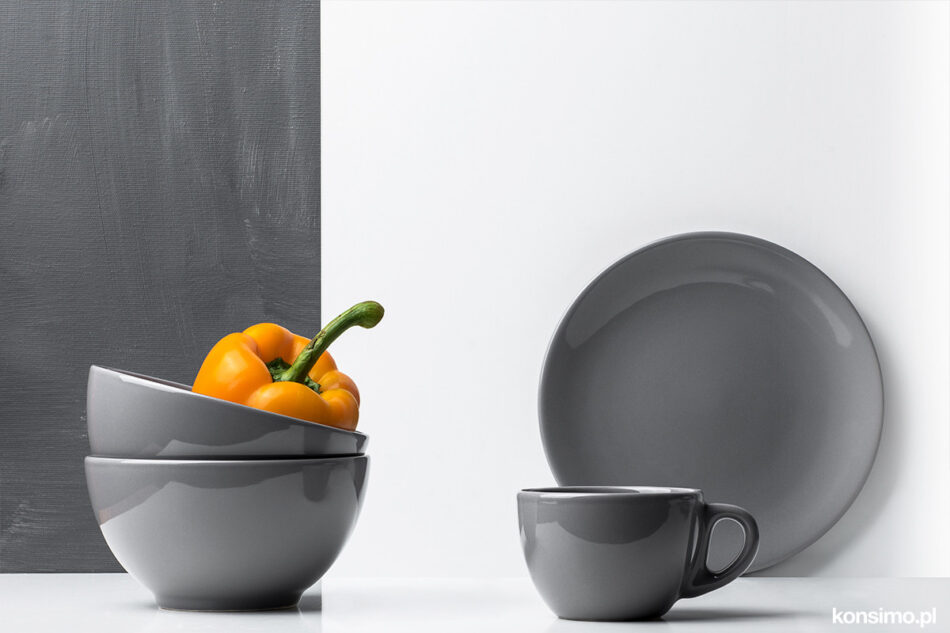 LUPIN Miska szary - zdjęcie 1