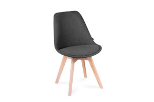 NETAL, https://dev1-mda.konsimo.pl/kolekcja/netal/ Krzesło ciemny szary - zdjęcie