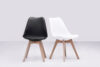 BESO Zestaw krzesła 4 szt. czarny - zdjęcie 6