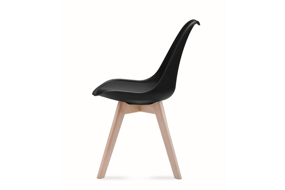 BESO Zestaw krzesła 4 szt. czarny - zdjęcie 3