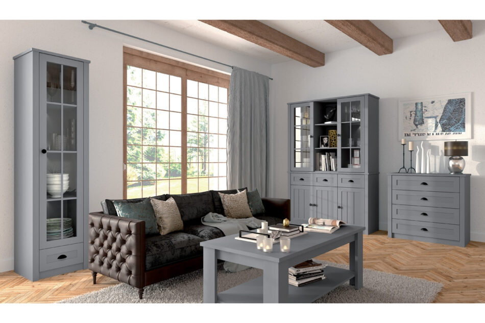 LEMAS Stolik kawowy szary - zdjęcie 2