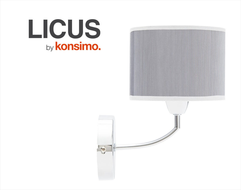 LICUS Kinkiet granatowy/biały - zdjęcie 3