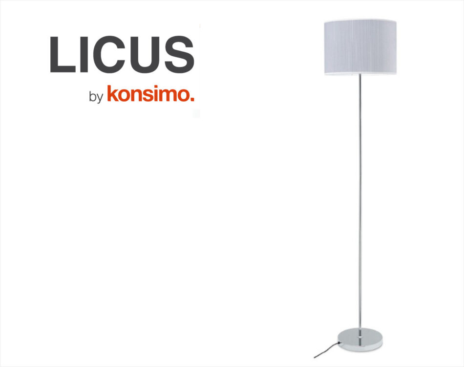 LICUS Lampa podłogowa granatowy/biały - zdjęcie 4