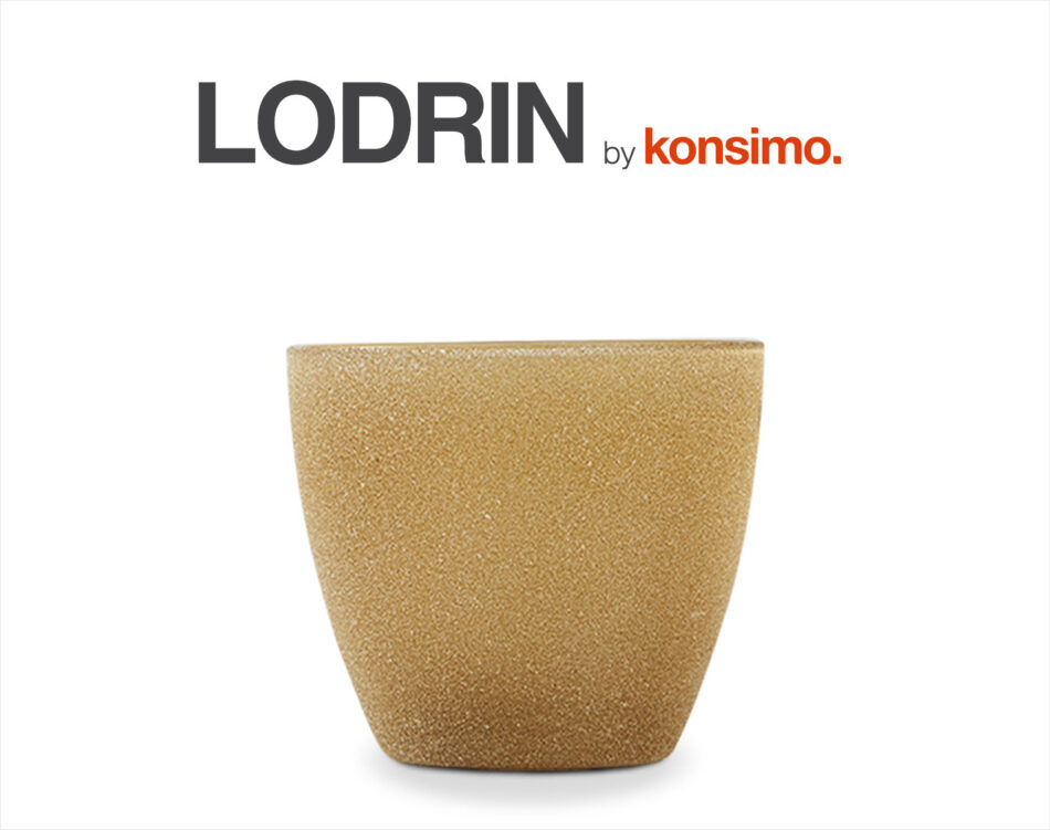 LODRIN Świecznik brązowy - zdjęcie 1