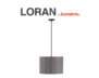 LORAN Lampa wisząca czarny matowy/szary - zdjęcie 4
