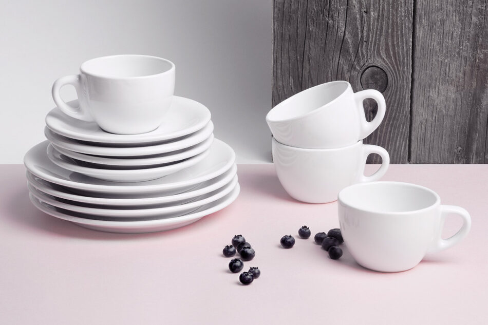 LUPIN Zestaw kawowy, 4 os. (12 el.) biały - zdjęcie 0