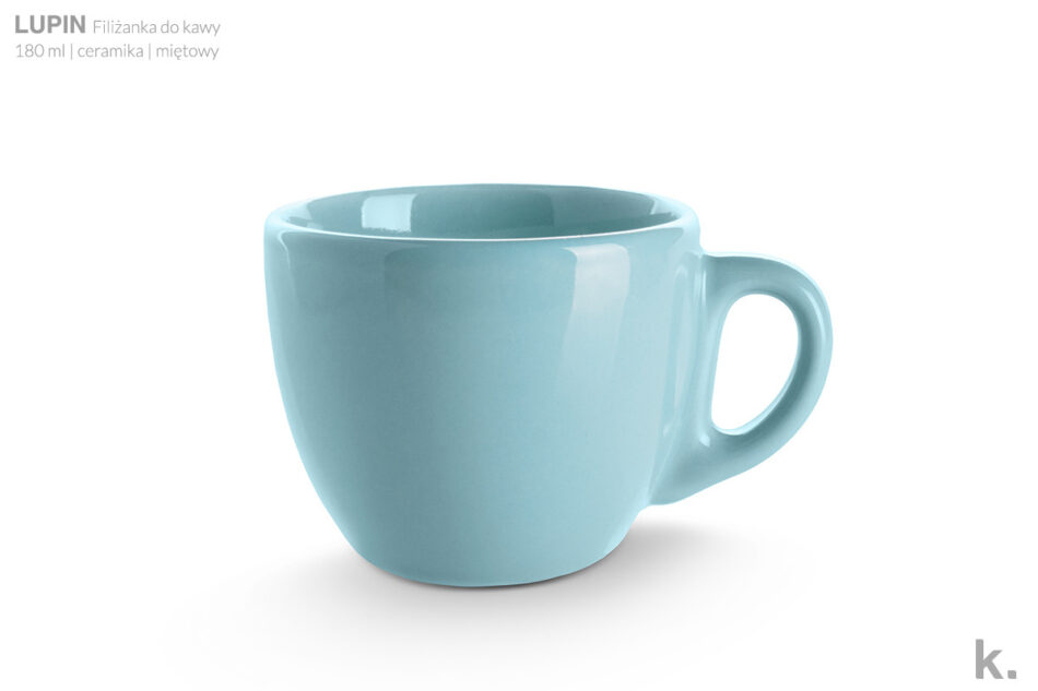 LUPIN Zestaw kawowy, 4 os. (12 el) miętowy - zdjęcie 4