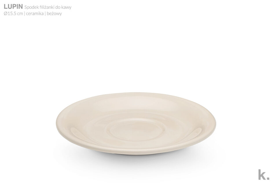 LUPIN Zestaw kawowy, 4 os. (12 el) beżowy - zdjęcie 5