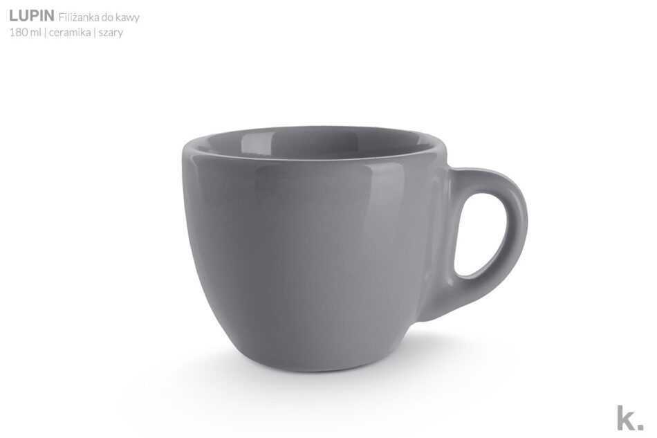 LUPIN Zestaw kawowy, 4 os. (12 el.) szary - zdjęcie 4