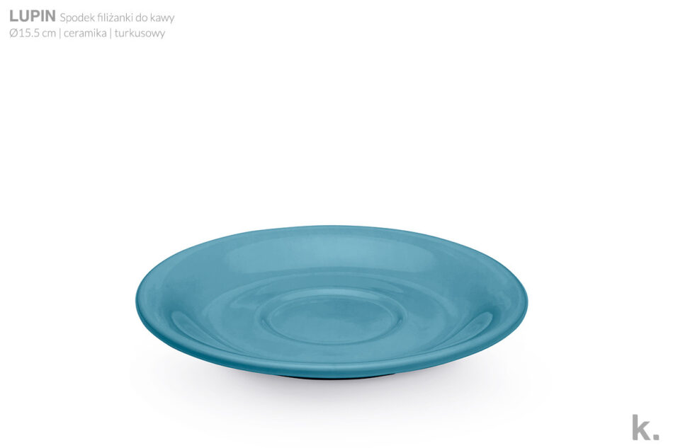 LUPIN Zestaw kawowy, 4 os. (12 el.) turkusowy - zdjęcie 5
