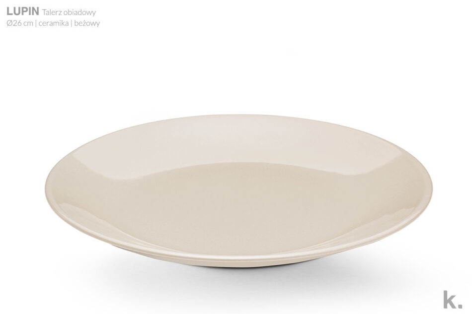 LUPIN Zestaw obiadowy, 6 os. (18el) beżowy - zdjęcie 5