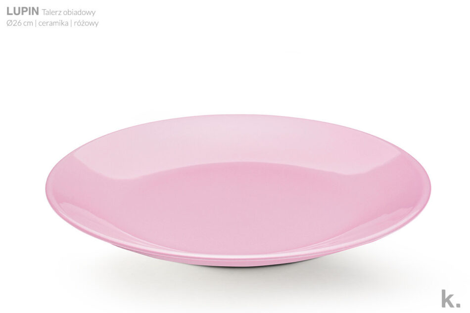 LUPIN Zestaw obiadowy, 6 os. (18el) różowy - zdjęcie 5