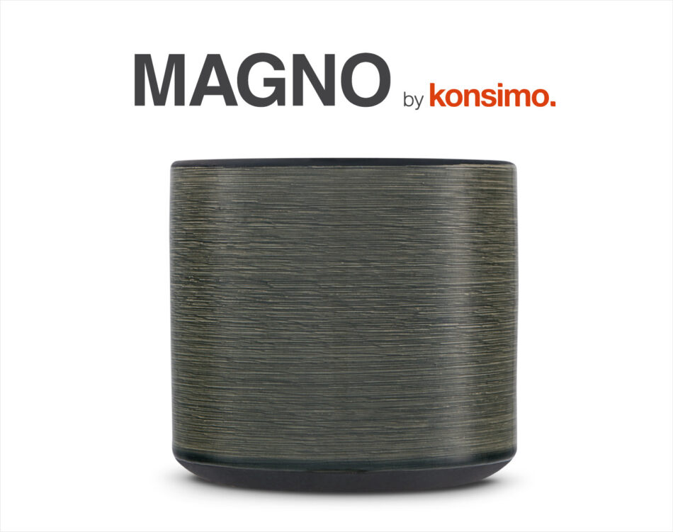 MAGNO Osłonka do kwiatów szarozielony - zdjęcie 2