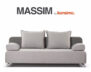 MASSIM Sofa 3 ciemny szary/jasny szary - zdjęcie 6