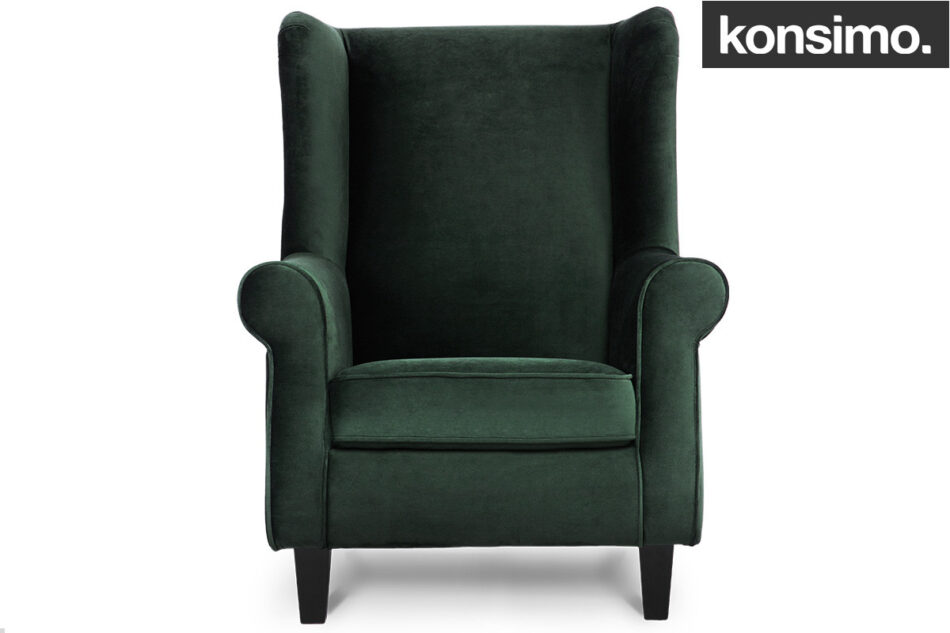 MILES Fotel zielony - zdjęcie 5