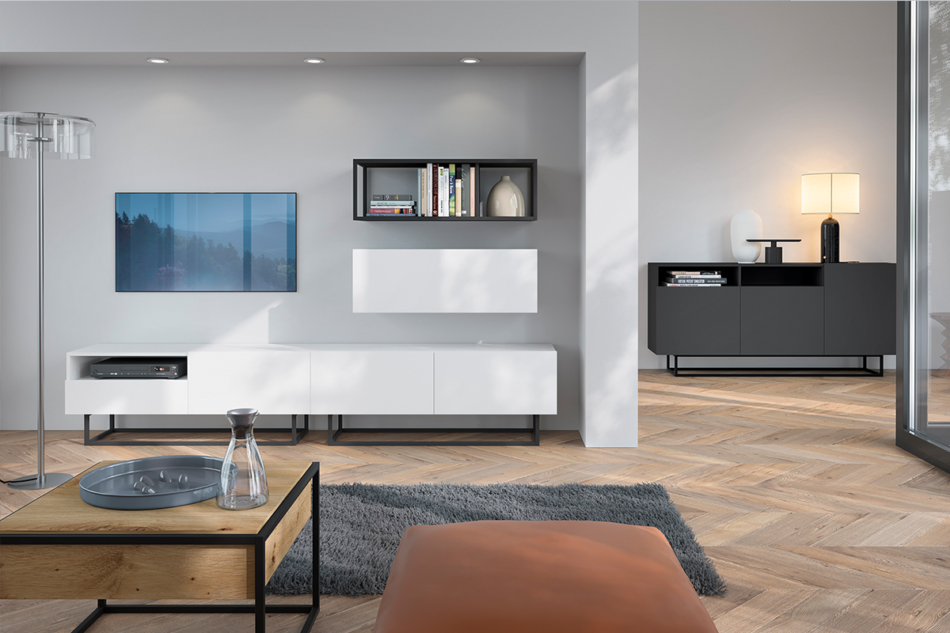 MORIO Półka do regału biały - zdjęcie 3