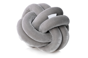 NANCY, https://dev1-mda.konsimo.pl/kolekcja/nancy/ Poduszka ozdobna szary - zdjęcie