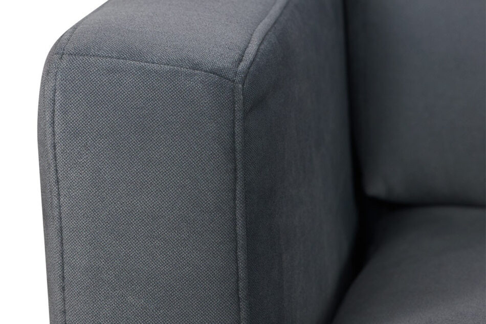 TAGIO Szary skandynawski narożnik z pufą / otomaną lewy szary - zdjęcie 8