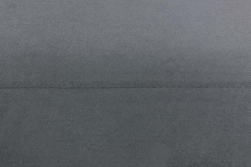 TAGIO Szary skandynawski narożnik z pufą / otomaną lewy szary - zdjęcie 5