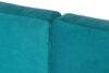TAGIO Turkusowy skandynawski narożnik z pufą / otomaną lewy turkusowy - zdjęcie 9