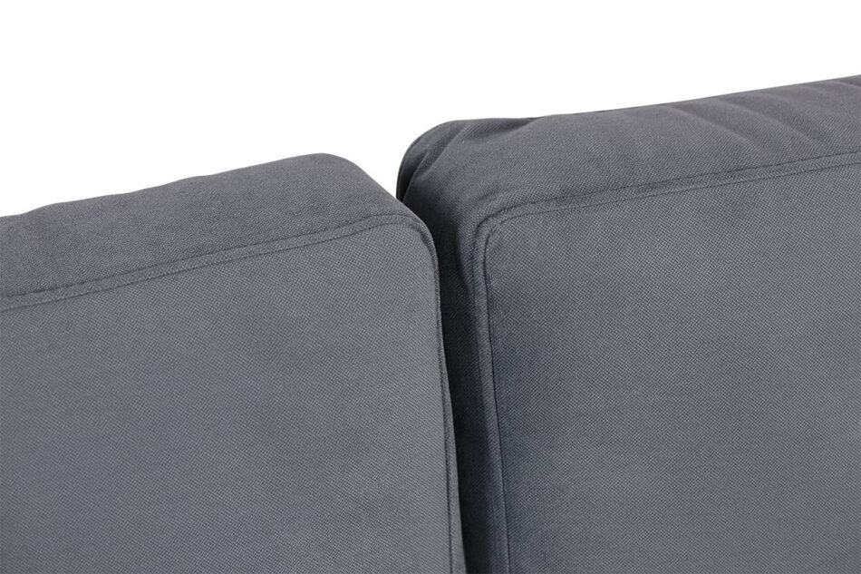 TAGIO Szary skandynawski narożnik z pufą / otomaną lewy szary - zdjęcie 4