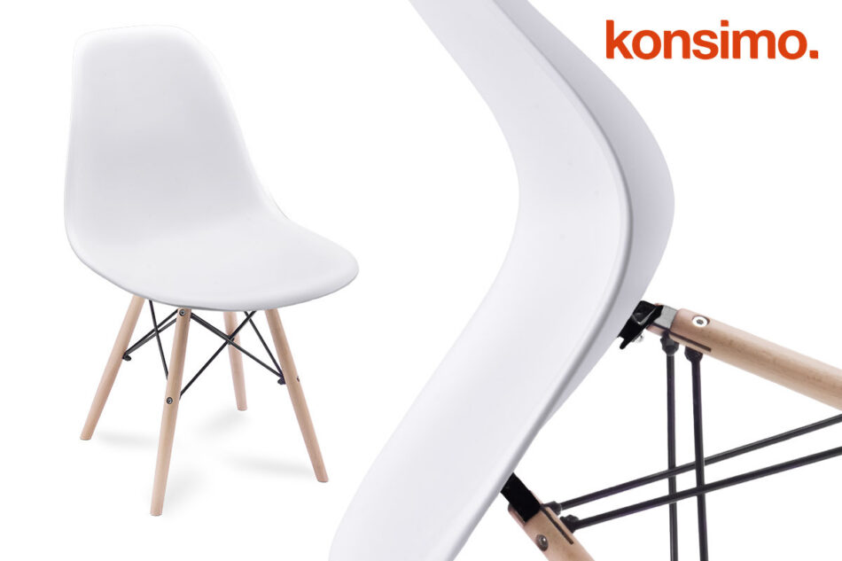 NEREA Krzesło biały - zdjęcie 5