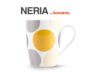 NERIA Kubek biały/żółty/szary/beżowy - zdjęcie 3