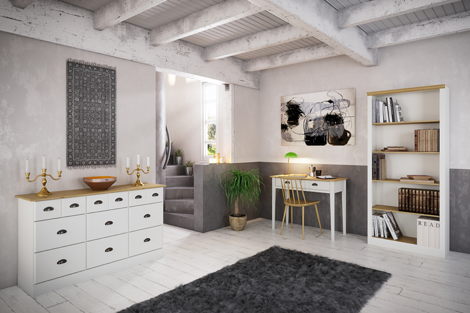 NOLA Komoda czarny/sosna - zdjęcie 3