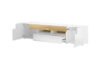 TOLEDO Szafka RTV biały/jasny dąb - zdjęcie 2