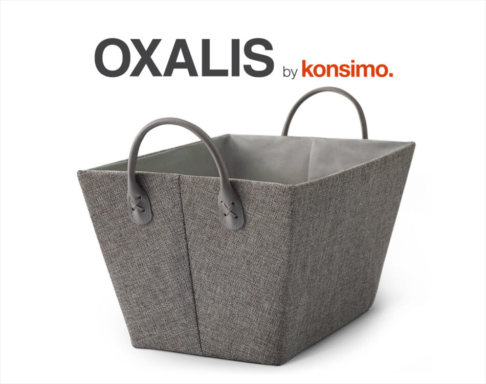 OXALIS Kosz szary - zdjęcie 6