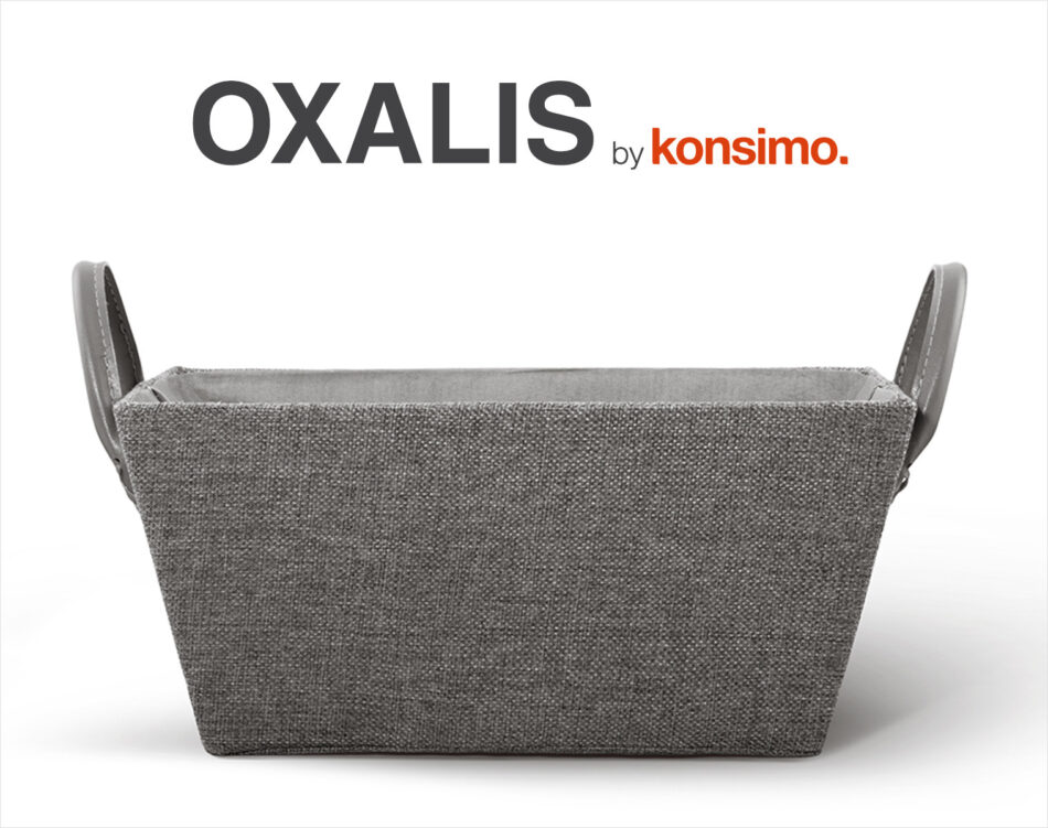 OXALIS Kosz szary - zdjęcie 5