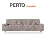 PERTO Sofa 3 beżowy/ciemny szary - zdjęcie 8
