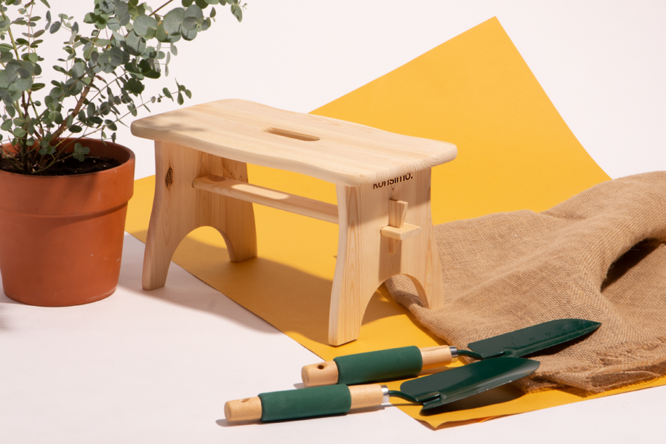 ACRIS Stołek sosna naturalna - zdjęcie 6