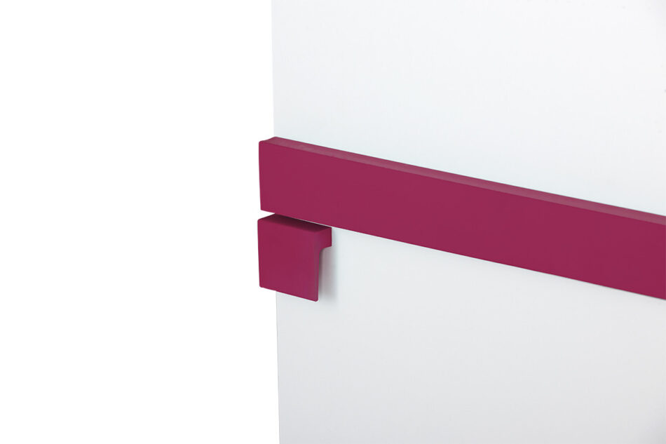 SHIBU Wąski regał dla dziecka grafit/biały/różowy - zdjęcie 3