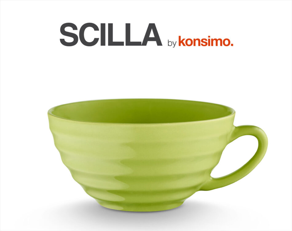 SCILLA Kubek do herbaty zielony - zdjęcie 3