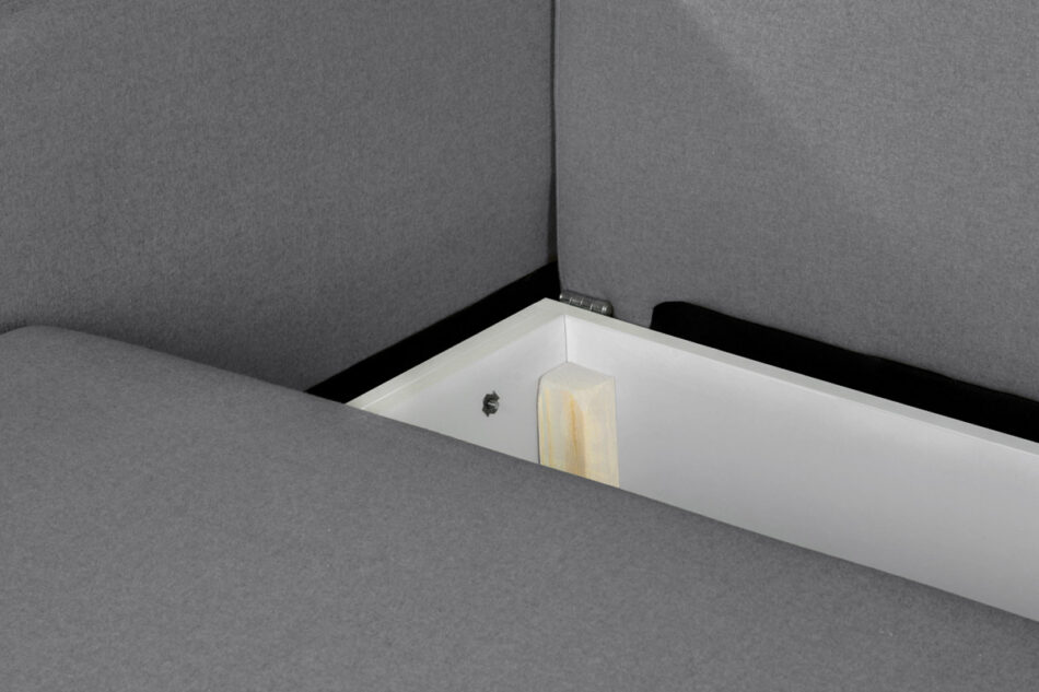 ERISO Ciemnoszara sofa 3 osobowa rozkładana ciemny szary - zdjęcie 6